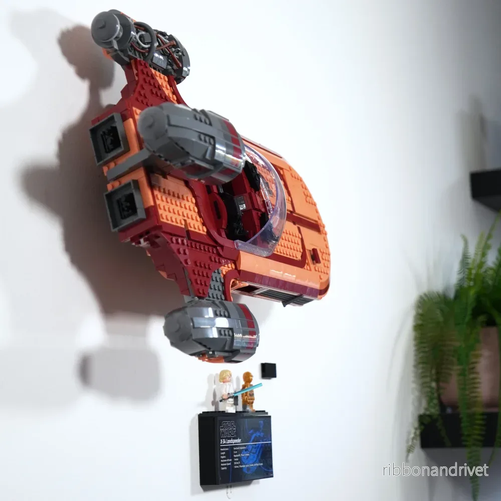 Väggfäste för Star Wars Landspeeder 75341 - Bild 2