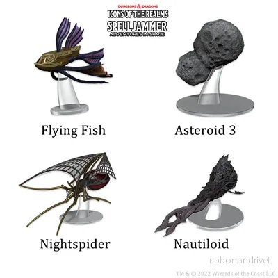 D&D Icons of the Realms: Ship Scale – Wildspace Ambush