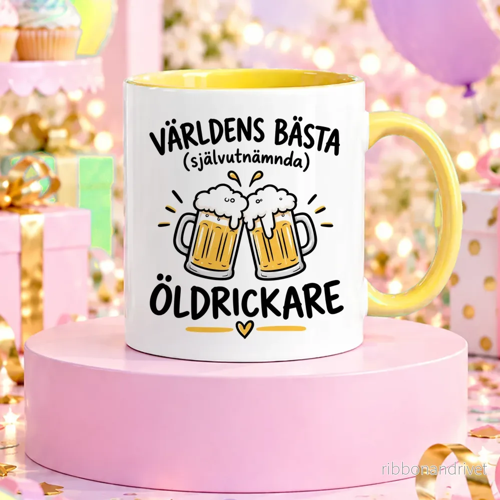Självutnämnd öldrickare | Rolig mugg - Bild 3