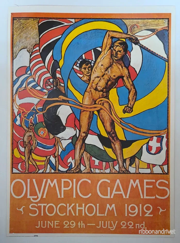 Olympiska spelen som posters