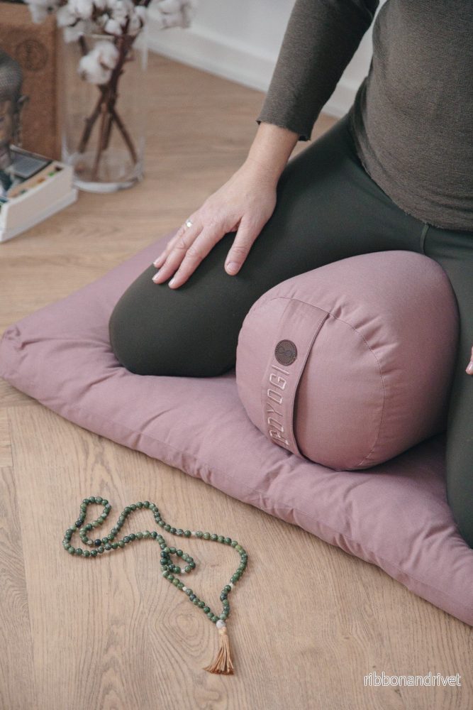 Calm Organic cotton Yoga Bolster - Rose - Bild 2