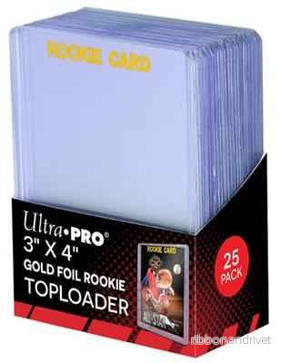 UP – Toploader – 3″ x 4″ Rookie Gold (25 stycken) UP – Toploader – 3″ x 4″ Rookie Gold (25 stycken)