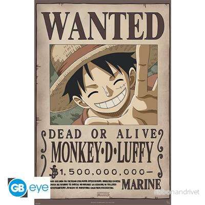 ONE PIECE – Poster Maxi 91.5×61 – Wanted Luffy New 2 ONE PIECE – Poster Maxi 91.5×61 – Wanted Luffy New 2