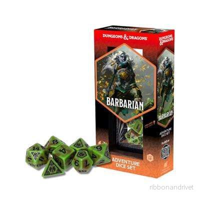Sirius Dice - Dungeons & Dragons Äventyrs-tärningar - Barbar