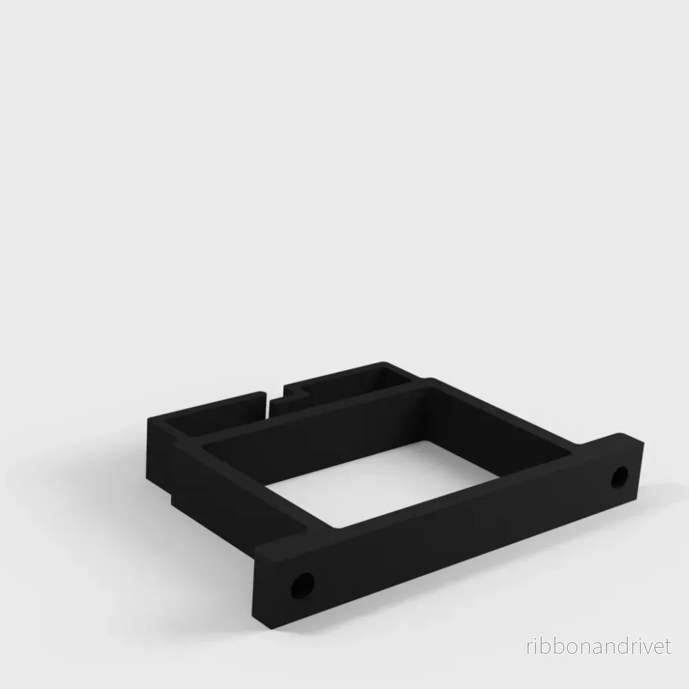 Parametrisk nätadapterhållare med kabelklämma - Bild 2