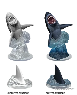 Wizkids Deep Cuts Omålade Miniatyrer: Haj Wizkids Deep Cuts Omålade Miniatyrer: Haj