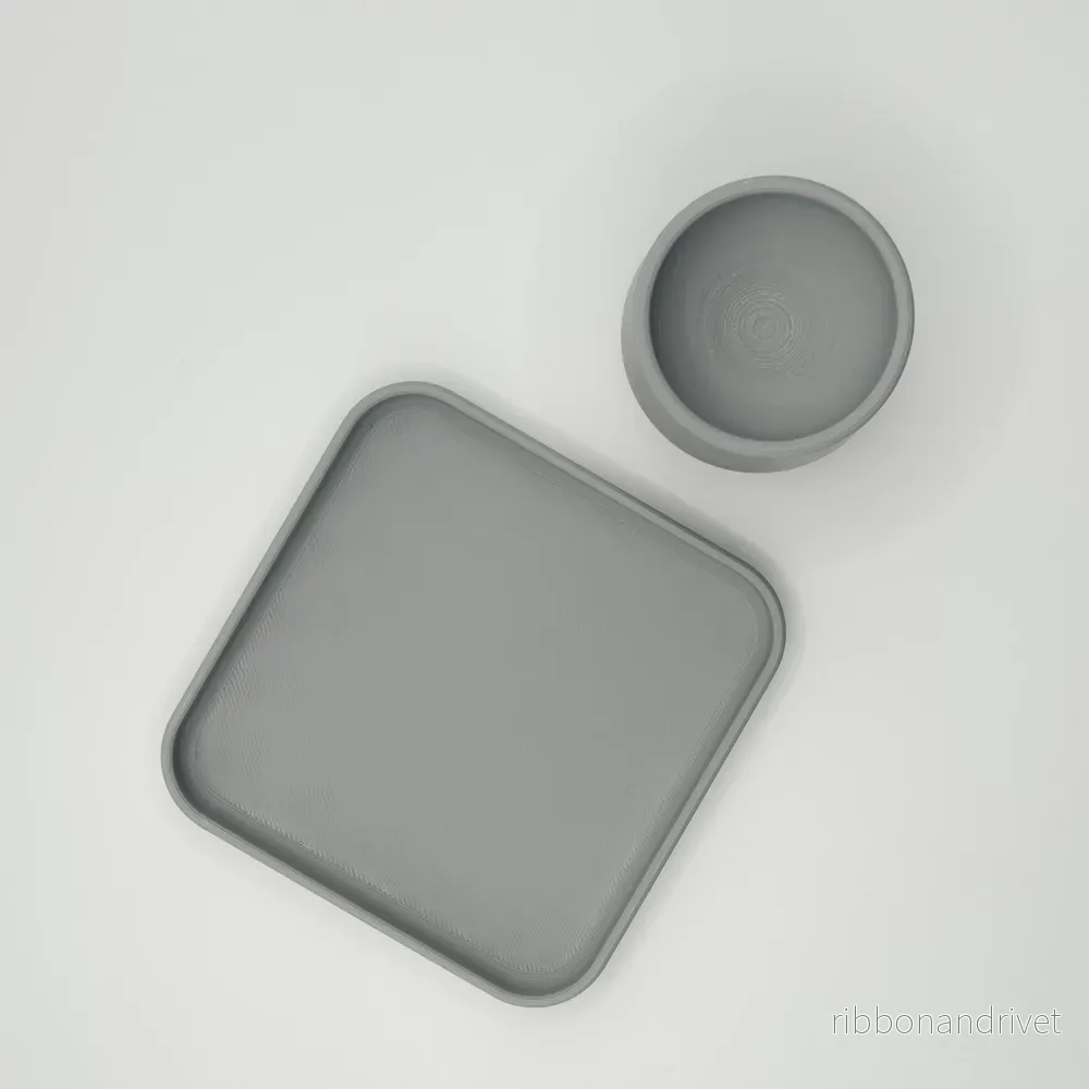 Minimalistiskt äggglas med tillhörande praktiskt underlägg - Bild 3