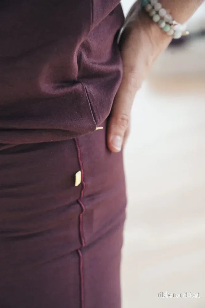 Lily Leggings High Rise - Dark Plum