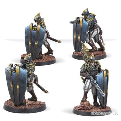 Warcrow Adventures Black Legion Arquebusiers - Bild 2