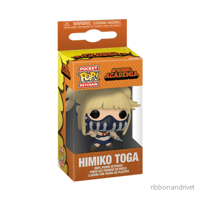 Funko POP Nyckelring: My Hero Academia - Toga med Ansiktsmask - Bild 2