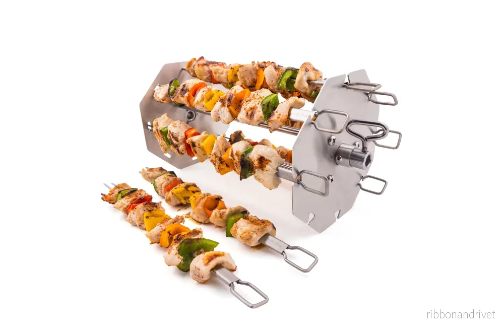 Grillspett för rotisseri – 8 spett - Bild 3