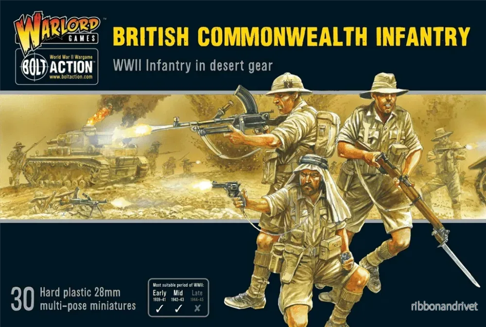 Bolt Action - Brittiska Samväldets Infanteri - EN