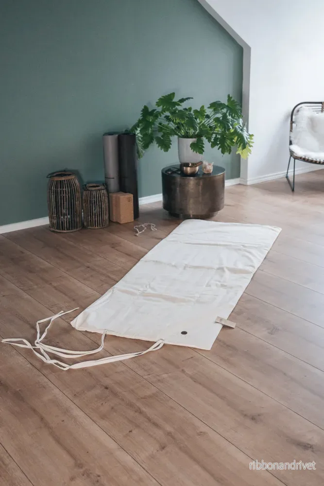 Calm Organic Cotton Yin Futon mat – Natural Calm Organic Cotton Yin Futon mat – Natural