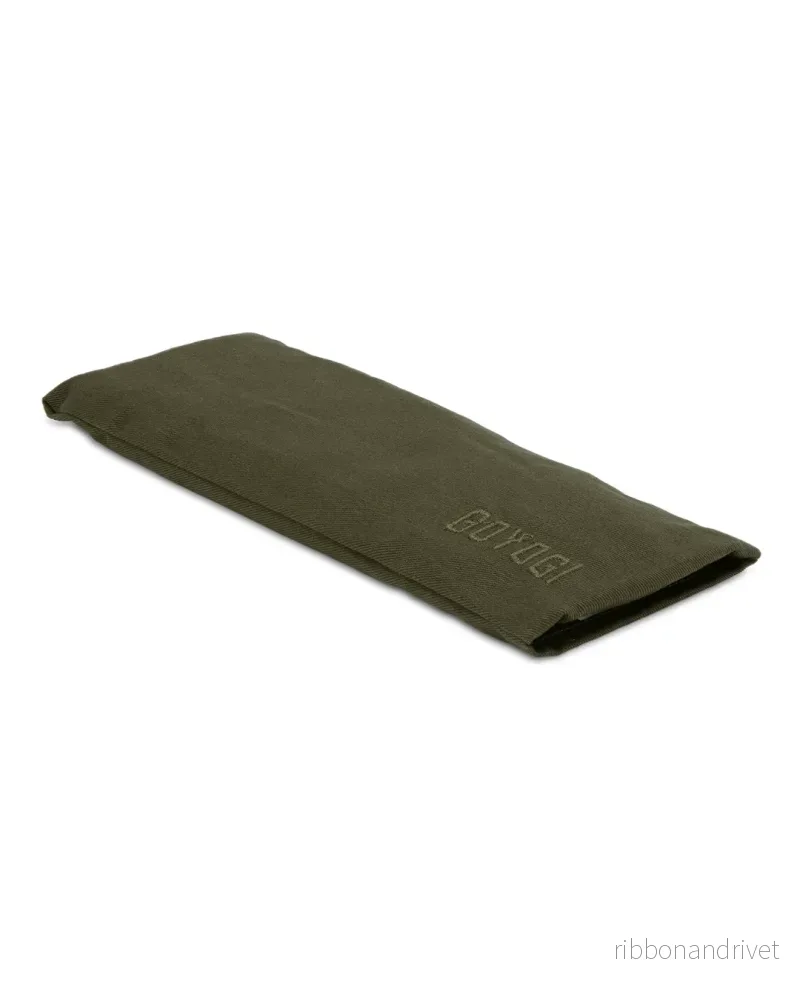 Calm Organic Cotton Eye Pillow - Dark Olive - Bild 3
