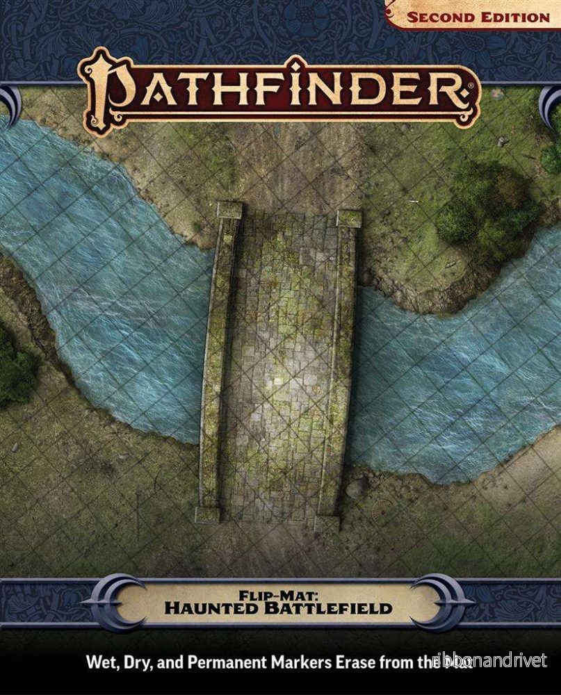 Pathfinder Flip-Mat: Haunted Battlefield