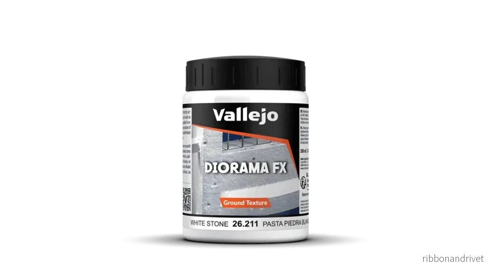 Vallejo – Diorama FX Ground Textures White Stone Paste 200 ml Vallejo – Diorama FX Ground Textures White Stone Paste 200 ml
