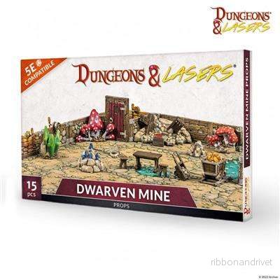 Dungeons & Lasers – Dwarven Mine Props Dungeons & Lasers – Dwarven Mine Props