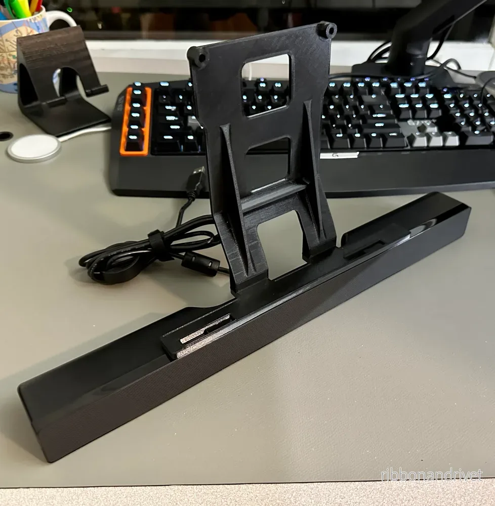 Monteringsfäste för Dell AC511 Soundbar för Dell U4021QW Ultrawide-skärm