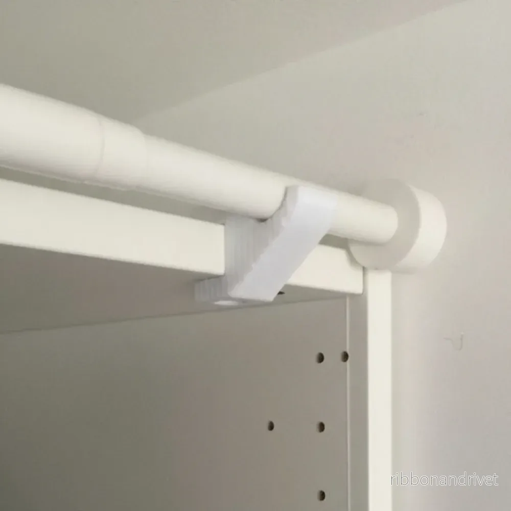 Gardinhållare utan skruvar till IKEA skåp
