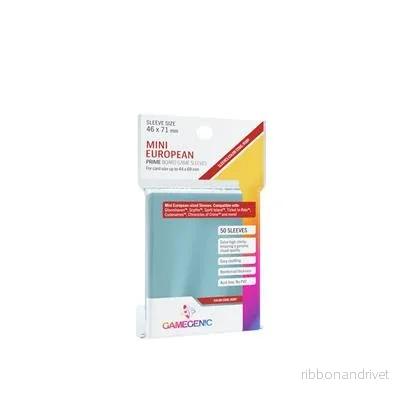 Gamegenic - PRIME Mini Europeiska Kortfickor 46 x 71 mm - Klara (50 Fickor) - Bild 2