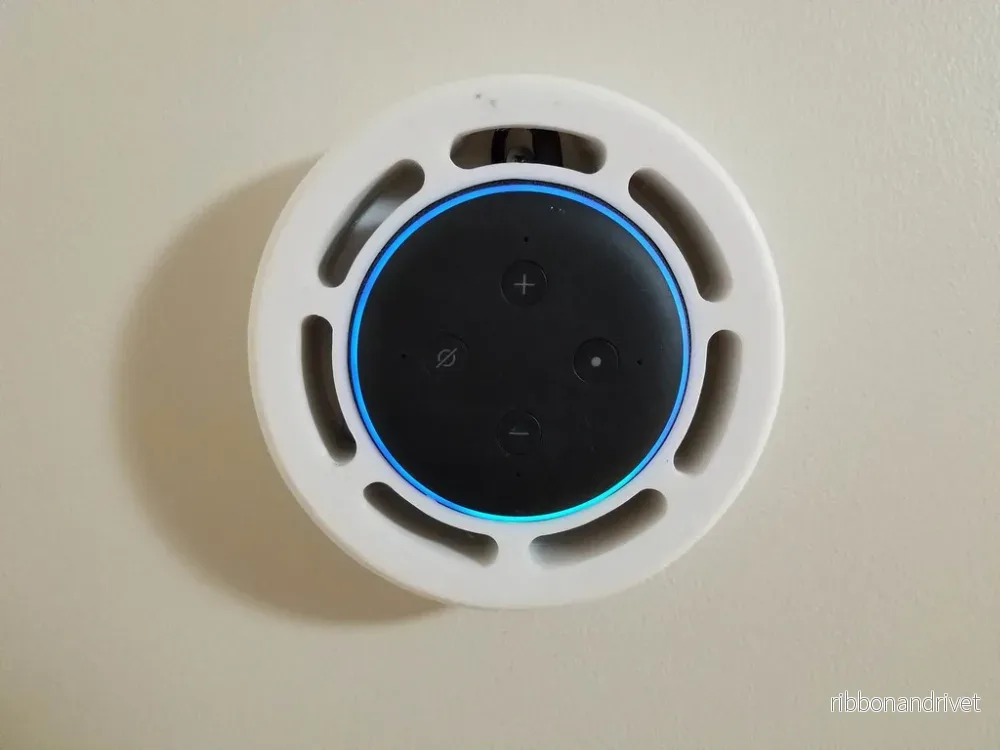 Smart väggfäste för Alexa Dot V3 – Eliminera skräp