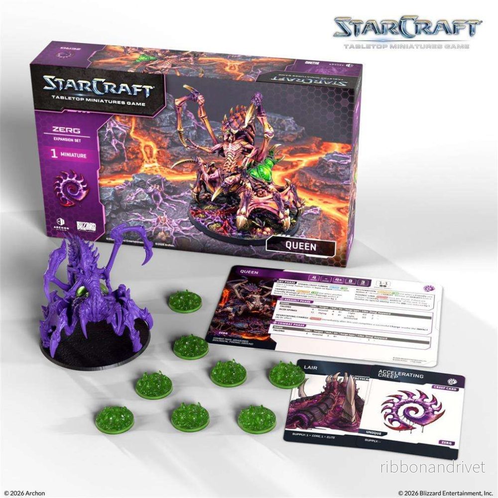 StarCraft® The Miniatures Game – Queen – Zerg – expansionsset (EN) StarCraft® The Miniatures Game – Queen – Zerg – expansionsset (EN)
