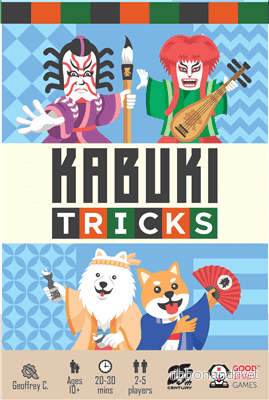 Kabuki Tricks – Strategiskt kortspel med skådespelarkort och joker för spännande trick och poängräkning - Bild 2