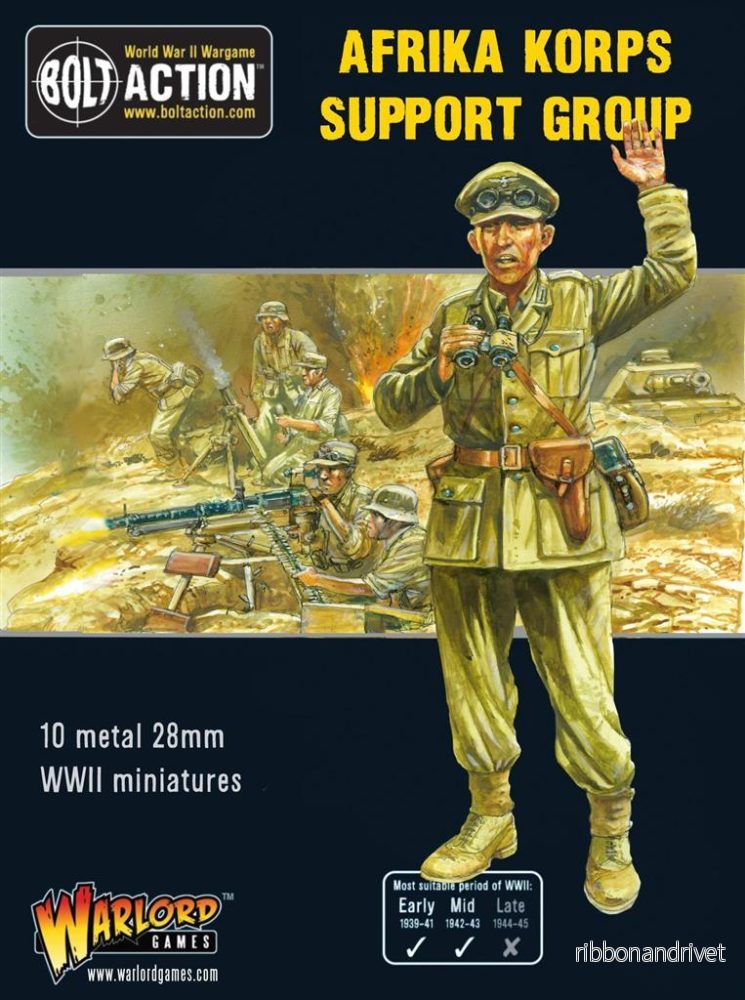 Bolt Action – Afrika Korps Support Group (HQ, Mortar & MMG) Bolt Action – Afrika Korps Support Group (HQ, Mortar & MMG)