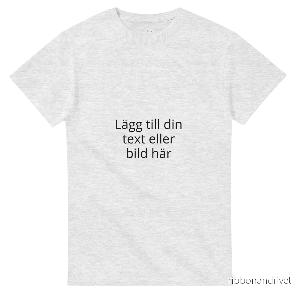T-shirt i heavyweight bomull – Med din egen design T-shirt i heavyweight bomull – Med din egen design