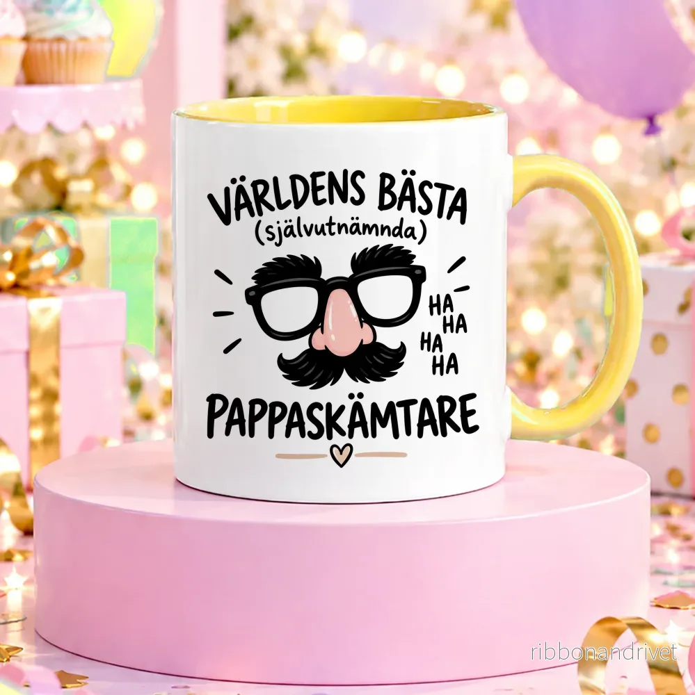 Självutnämnd pappaskämtare | Rolig mugg Självutnämnd pappaskämtare | Rolig mugg