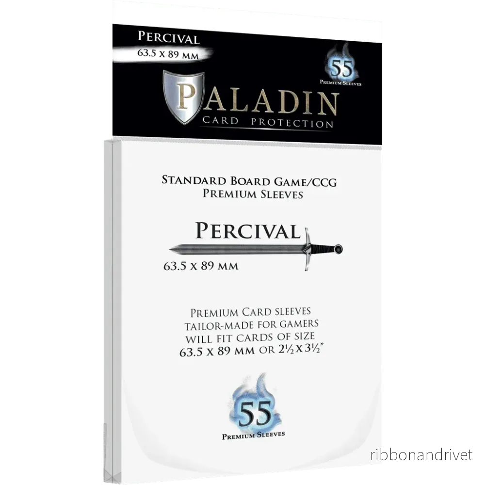 Paladin Sleeves – Percival Premium Standard 63.5x89mm (55 Sleeves) Paladin Sleeves – Percival Premium Standard 63.5x89mm (55 Sleeves)