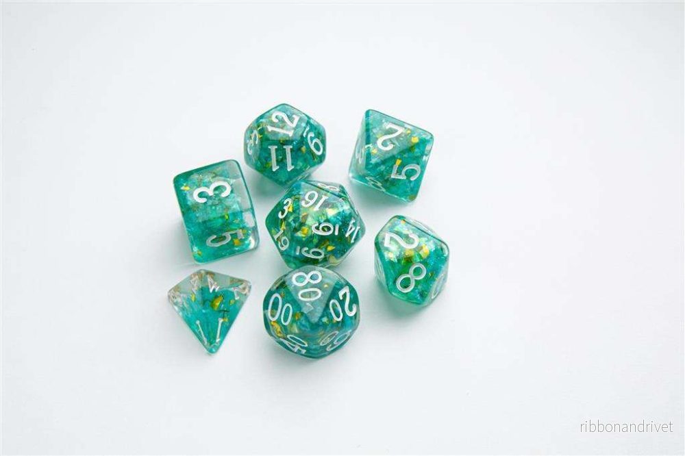 Gamegenic Candy-like Series - Mint RPG Tärningsset (7st)