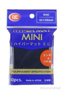 KMC Small Sleeves – Hyper MAT mini Black (60 kortfickor) KMC Small Sleeves – Hyper MAT mini Black (60 kortfickor)