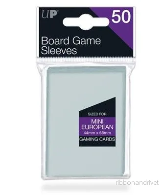 UP – Brädspel Sleeves – Euro Mini Size 44x68mm (50 Sleeves) UP – Brädspel Sleeves – Euro Mini Size 44x68mm (50 Sleeves)