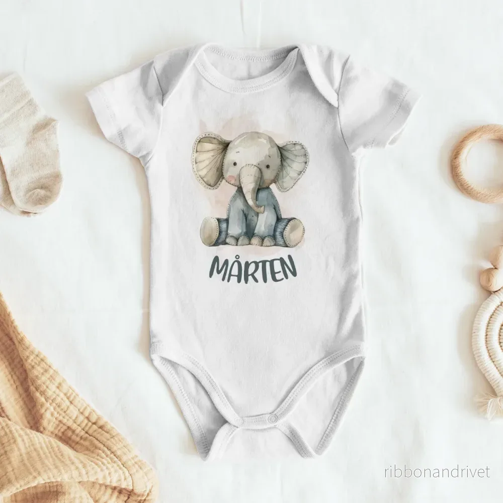Elefant | Personlig body Elefant | Personlig body