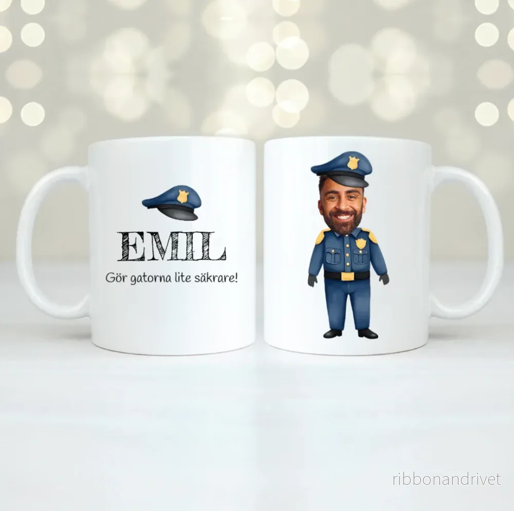 Polis | Personlig mugg Polis | Personlig mugg