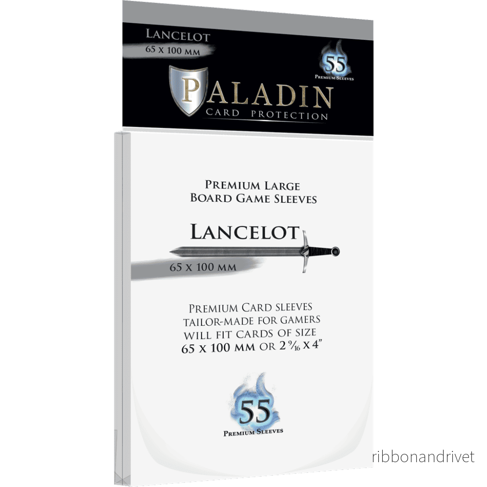 Paladin Sleeves – Lancelot Premium Large 65×100 (55 Sleeves) Paladin Sleeves – Lancelot Premium Large 65×100 (55 Sleeves)