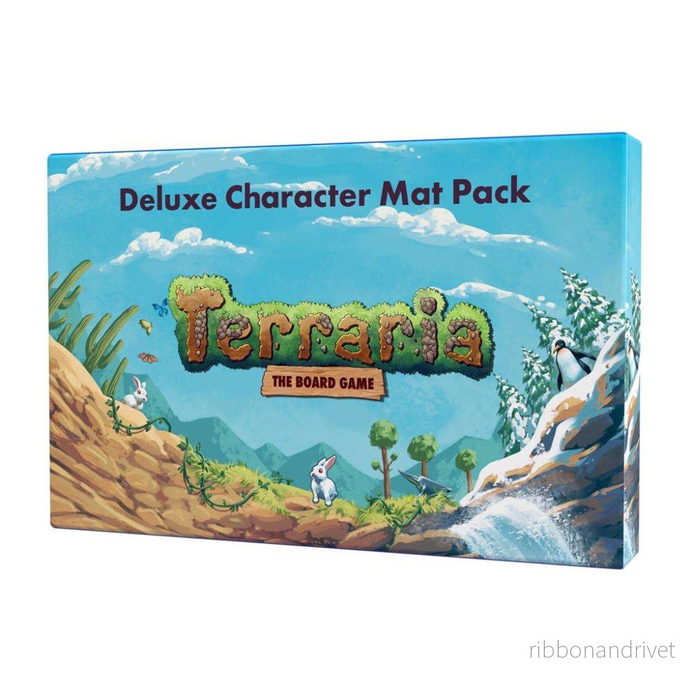 Terraria: The Board Game Deluxe spelarmattor Terraria: The Board Game Deluxe spelarmattor