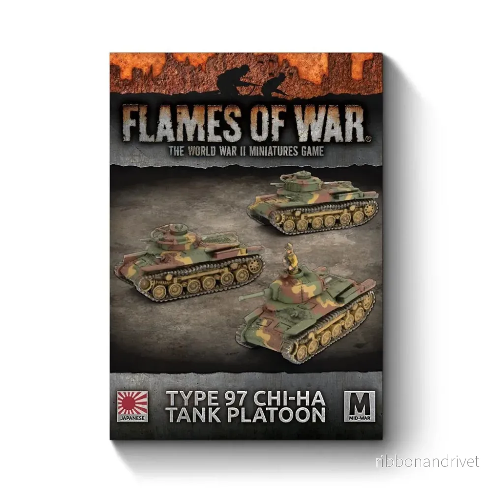 Type 97 Chi-Ha Tank Platoon (x3) Type 97 Chi-Ha Tank Platoon (x3)