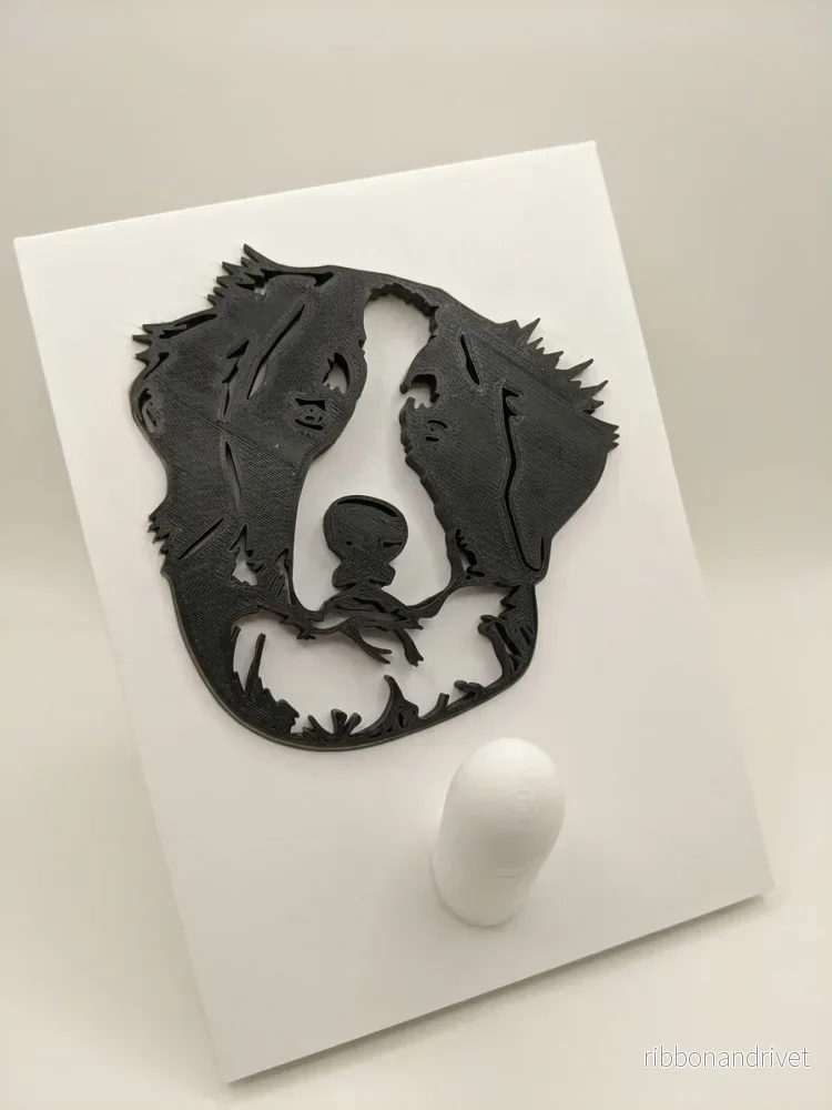 Berner sennenhund väggkrok Berner sennenhund väggkrok