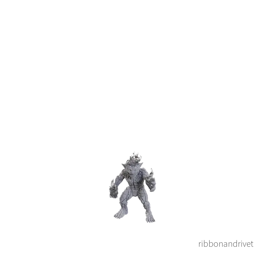 D&D Nolzur's Marvelous Miniatures: Magmins - Fantastiska Miniatyrer för D&D Spel