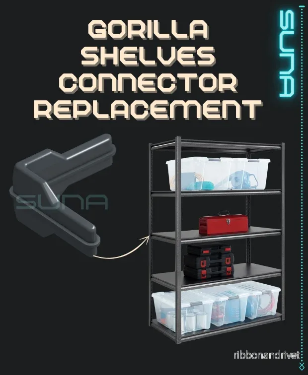 Hörnkopplingar för metallhyllor (Gorilla Shelf Repair)