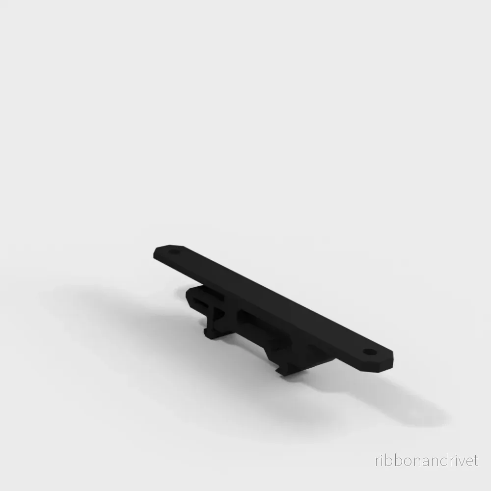DIN-skeneadapter för terminalenheter med 100 mm hålavstånd - Bild 2