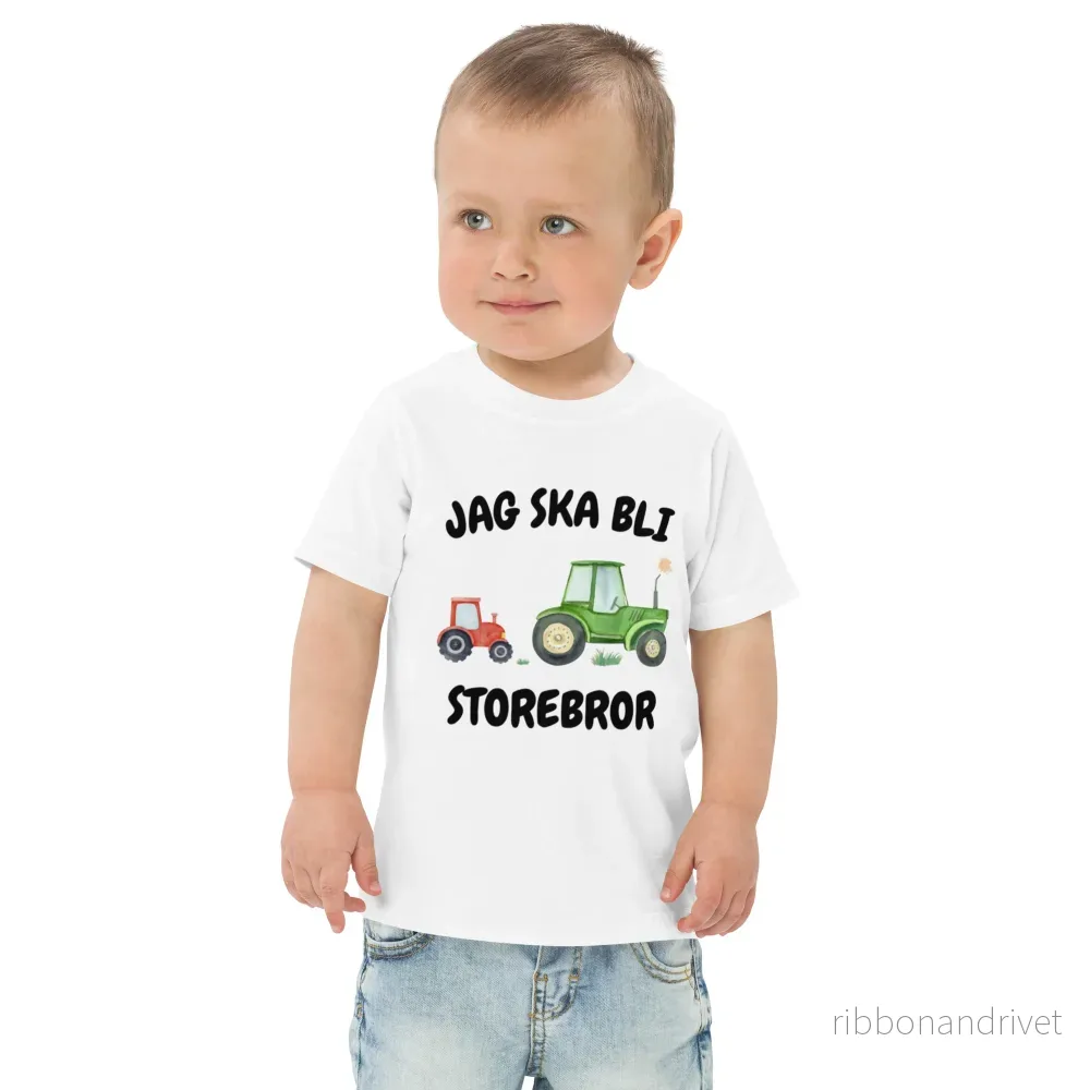 Jag ska bli storebror T-shirt – Traktorer Jag ska bli storebror T-shirt – Traktorer