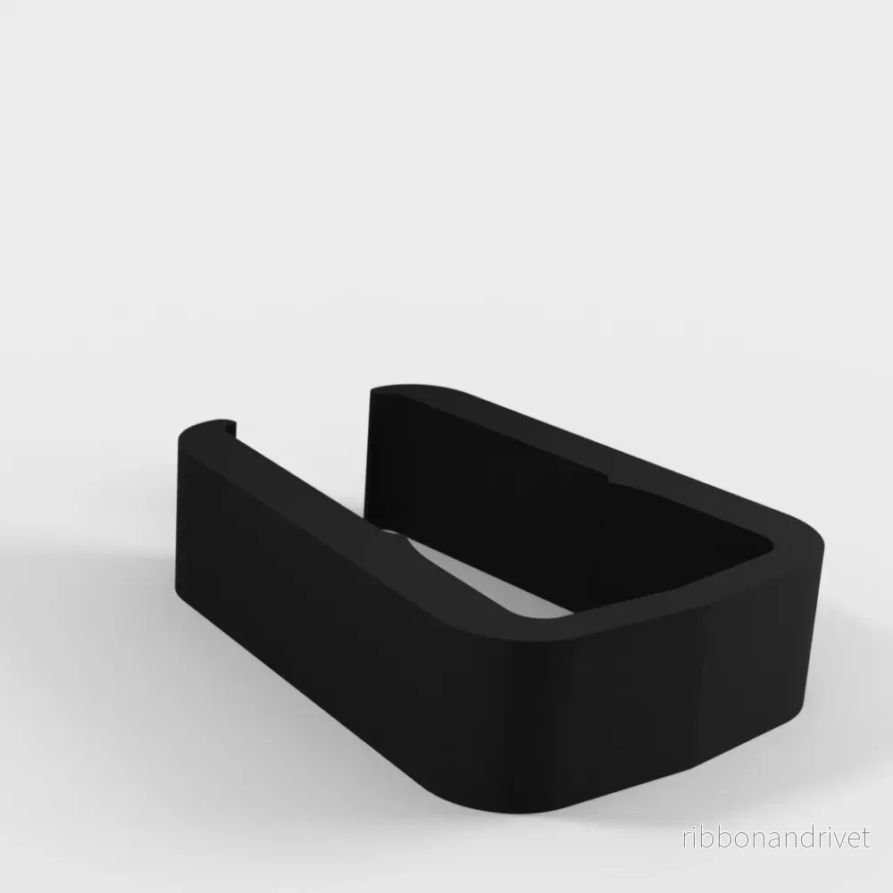 Kabelklämma för 20 mm fyrkantigt rör – För CubiCubi-skrivbord - Bild 2