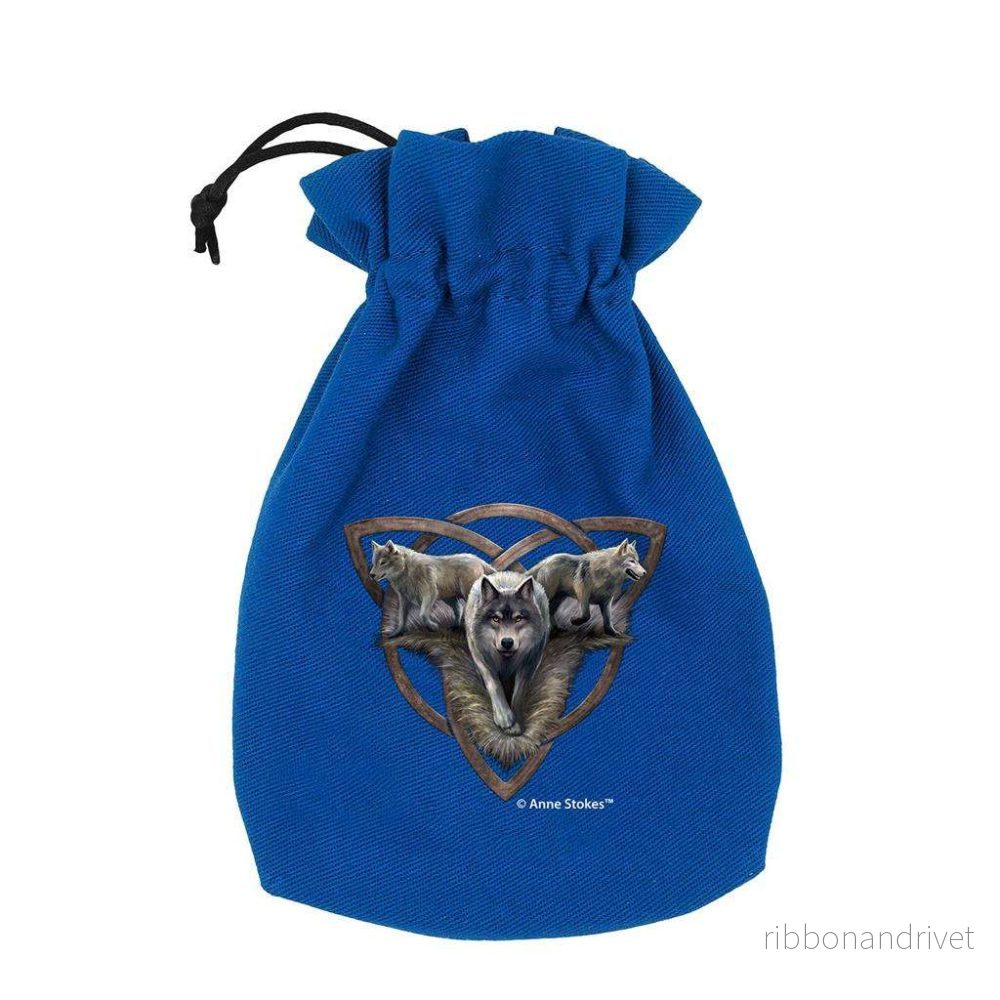 Anne Stokes Dice Pouch: Wolf Trio Anne Stokes Dice Pouch: Wolf Trio