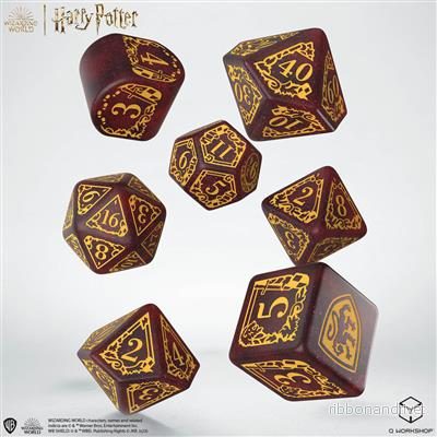 Harry Potter Gryffindor Modern Dice Set - Röd - Bild 2