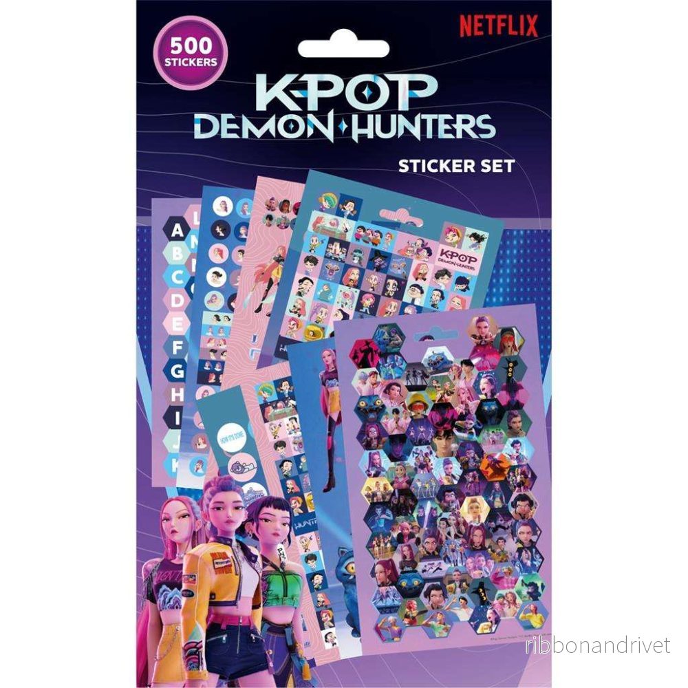 KPop Demon Hunters – Klistermärkesbok (500 st.) – Hunters KPop Demon Hunters – Klistermärkesbok (500 st.) – Hunters