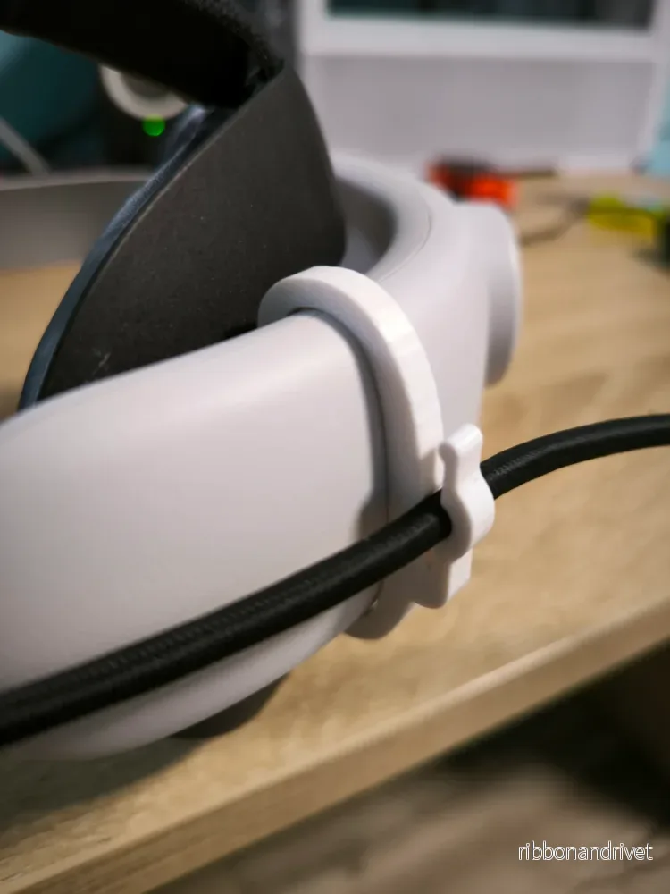 Meta Quest 3 USB-C-kabelhållare för KIWI Comfort-huvudrem - Bild 3