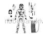 TMNT (Mirage Comics) – 7″ Scale Action Figur – Casey Jones Black & White Figur